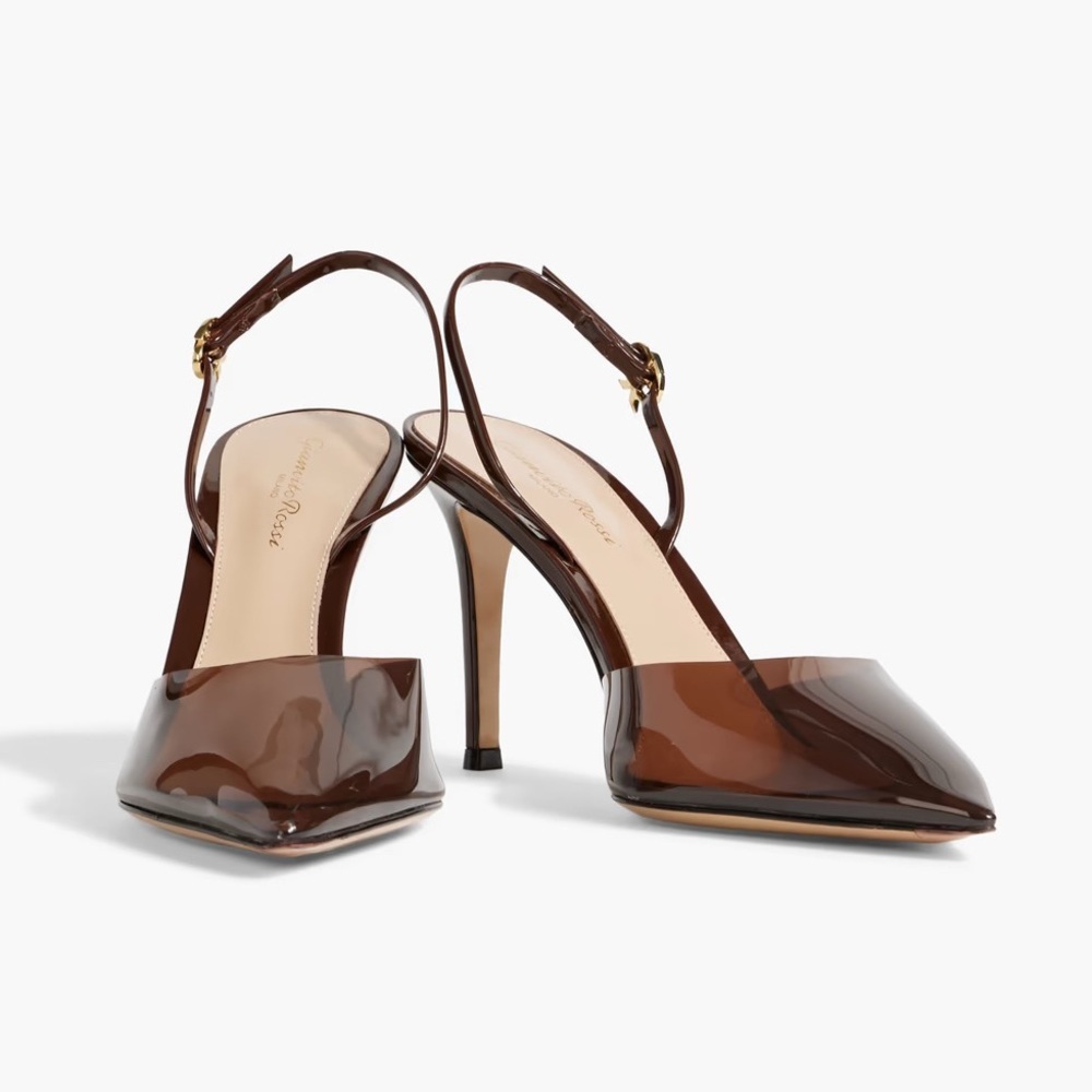 Gianvito Rossi Ribbon D'orsay Pumps